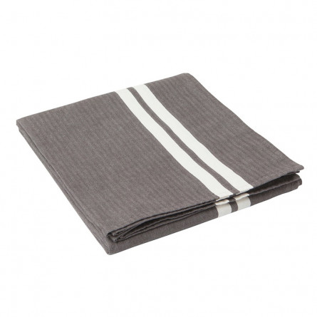 Lexington Tischdecke Striped Grau/Weiß 150 x 250 cm