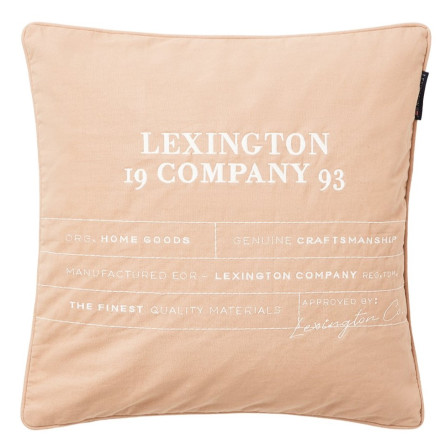 Lexington Company BIO-Baumwolle Dekokissenbezug beige 50x50