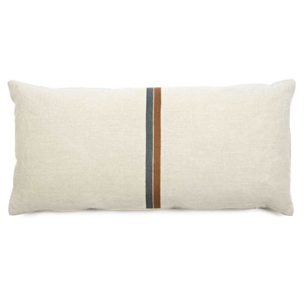 Libeco Atlas Dekokissenbezug 40x80cm Natural