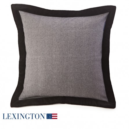 Lexington Dekokissen Contrast Edge grau