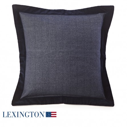 Lexington Dekokissen Contrast Edge navy