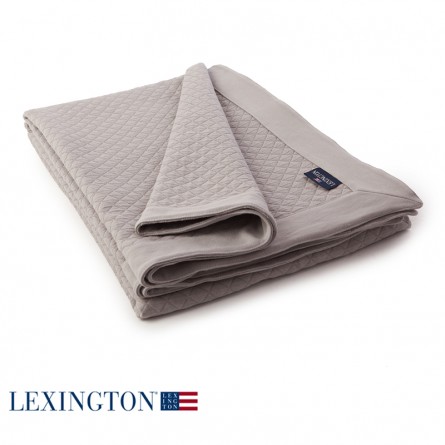 Lexington Bettüberwurf Washed Diamond grau