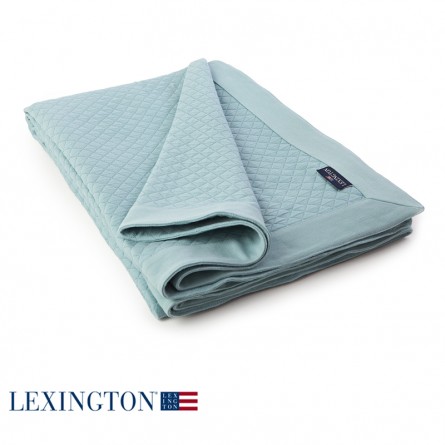 Lexington Bettüberwurf Washed Diamond grün