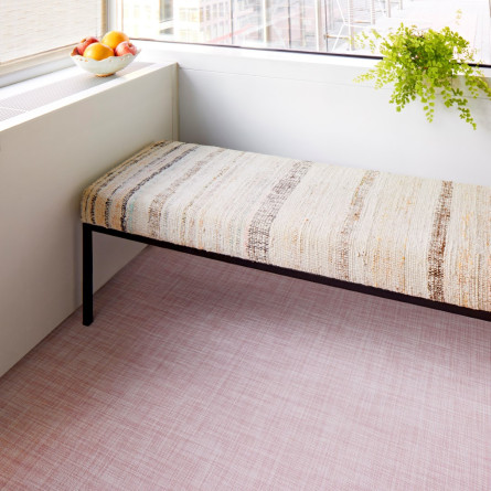 Chilewich Teppich Mini Basketweave Blush