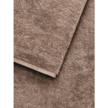Christian Fischbacher Duschtuch PURE toffee 70x140