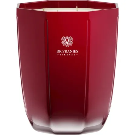 Dr. Vranjes Duftkerze Rosso Nobile im turmalinfarbenen Glas