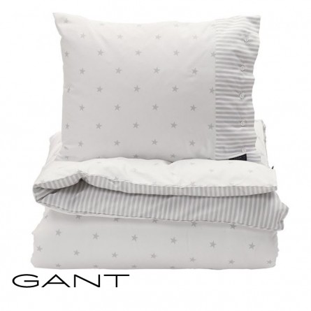 Gant Bettwäsche Stars & Stripes grau