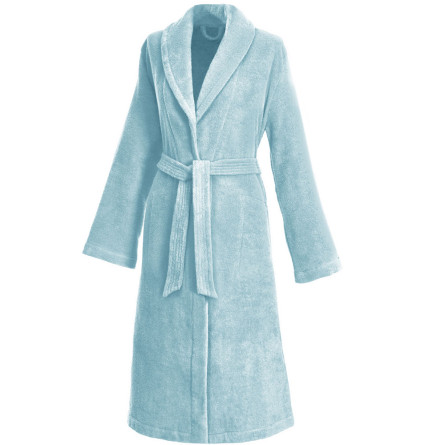 Weseta Damen Bademantel Schalkragen Dreamflor Arctic Green (12) S