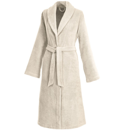 Weseta Damen Bademantel Schalkragen Dreamflor Elfenbein (87) XS