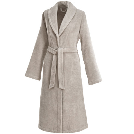 Weseta Damen Bademantel Schalkragen Dreamflor Sand (92) M