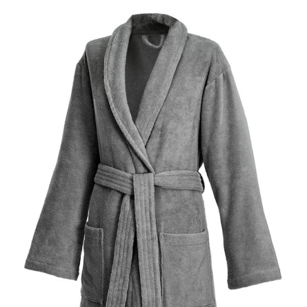 Weseta Bademantel Dreamflor Graphit (50) XL