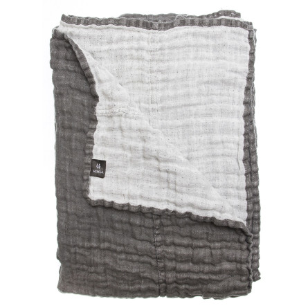 Himla Hannelin Tagesdecke charcoal/white