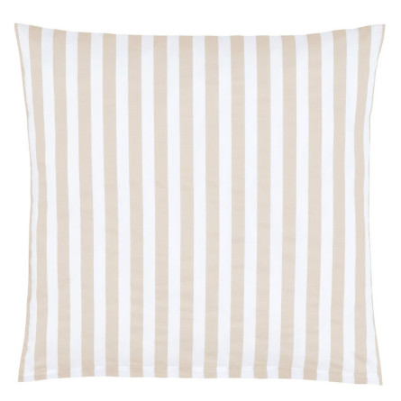 Christian Fischbacher Kissenbezug Satin CALMA 80x80 leinen