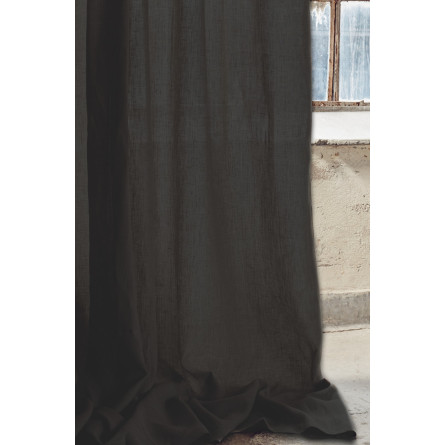 Lovely Linen Vorhang AIRY CURTAIN dark grey