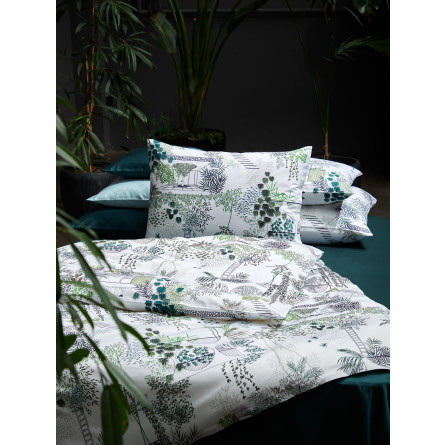 Christian Fischbacher Bettbezug Satin URBAN JUNGLE  135x200