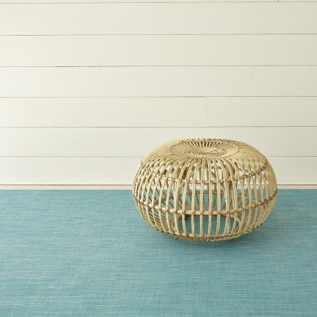 Chilewich Teppich Mini Basketweave Turquoise