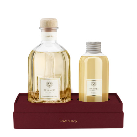 Dr.Vranjes Geschenkbox Raumduft Ambra 250 ml & Refill 150 ml