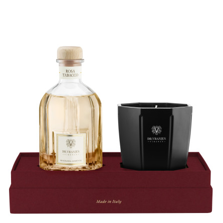 Dr.Vranjes Geschenkbox Raumduft Rosa Tabacco 250 ml & Kerze 200 gr