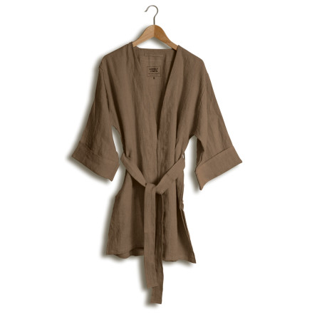 Lovely Linen Kimono kurz LOVELY KIMONO almond