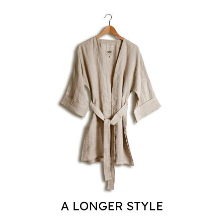 Lovely Linen Kimono lang LOVELY KIMONO natural beige