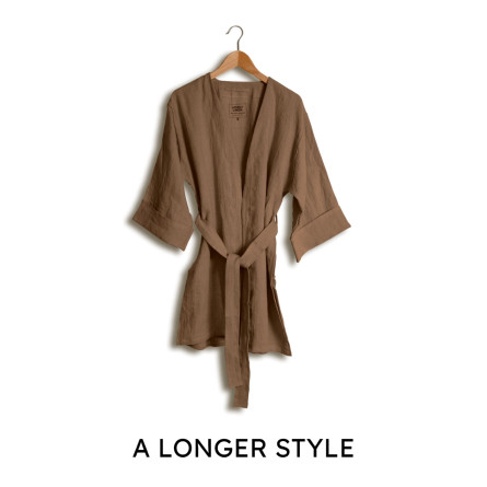 Lovely Linen Kimono lang LOVELY KIMONO almond