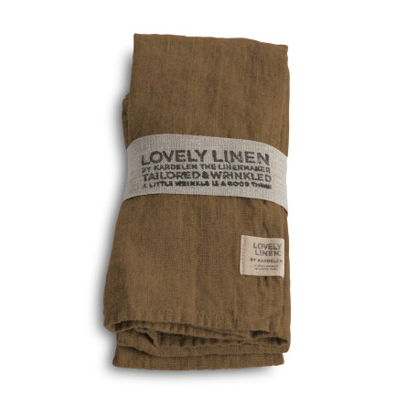 Lovely Linen Servietten LOVELY 45x45 almond 4-er Set