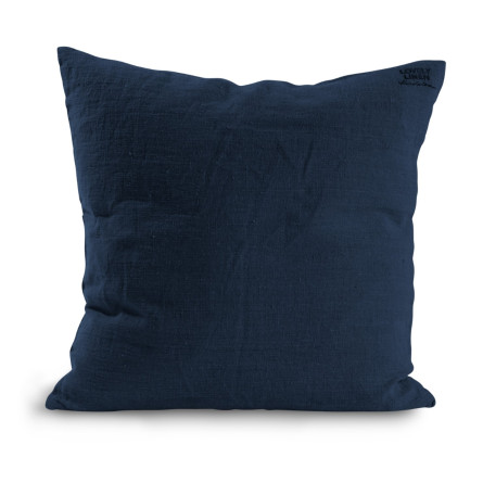 Lovely Linen Dekokissenbezug LOVELY midnight/schwarz blue