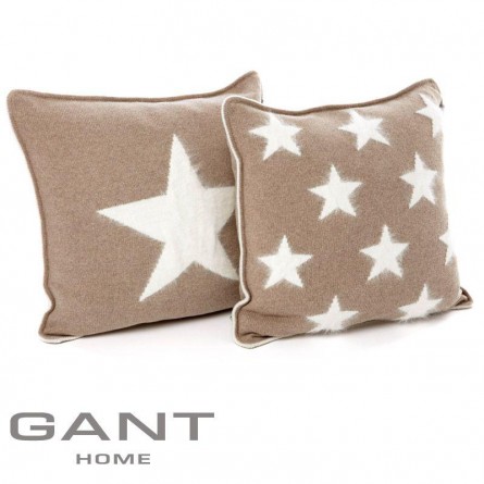 Gant Dekokissenbezug Angora Ten Star / Big Star sand