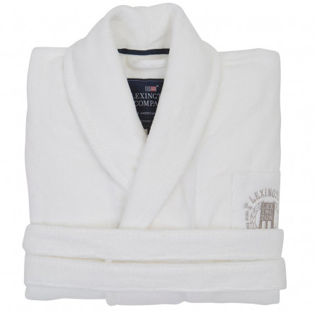 Lexington Bademantel Hotel Velour Robe weiß 