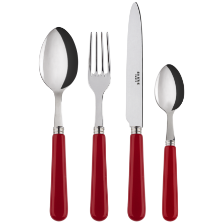 Sabre Besteckset 4 tlg. Basic bordeaux