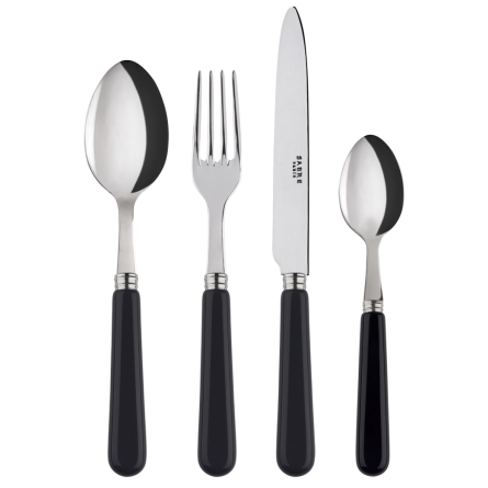 Sabre Besteckset 4 tlg. Basic schwarz