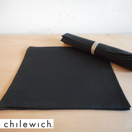 Chilewich Serviette Single schwarz