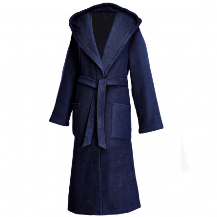 Weseta Kapuzenbademantel Dreamflor Night Blue (11)