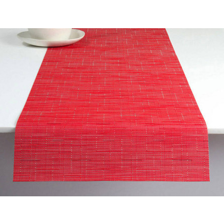 Chilewich Tischläufer Bamboo poppy -020 (36x183 cm)