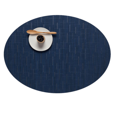 Chilewich Tischset Bamboo oval lapis 3-er Set