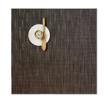 Chilewich Tischset Bamboo quadratisch chocolate 