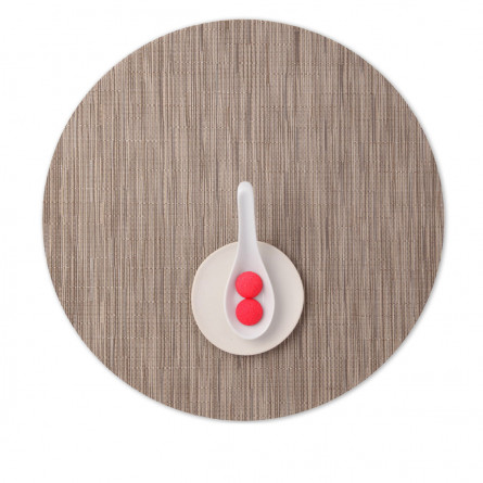 Chilewich Tischset Bamboo rund dune