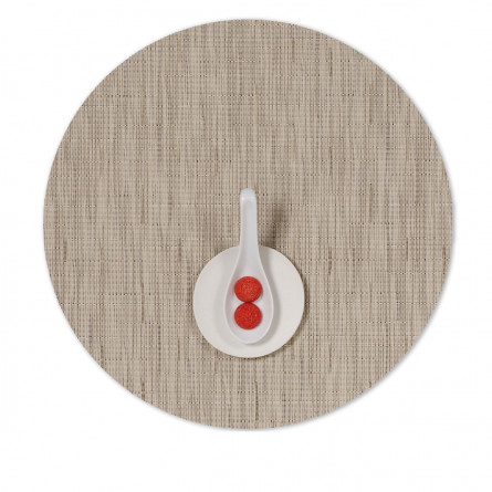 Chilewich Tischset Bamboo rund oat
