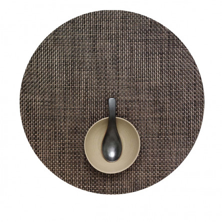 Chilewich Tischset Basketweave rund earth