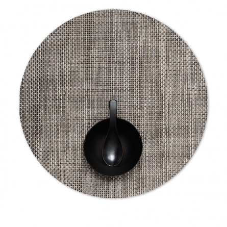 Chilewich Tischset Basketweave rund oyster