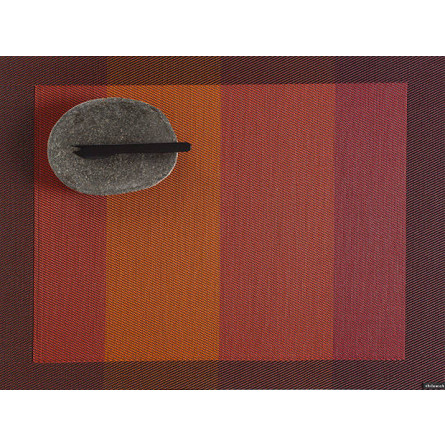 Chilewich Tischset Color Tempo rechteckig paprika 2-er Set