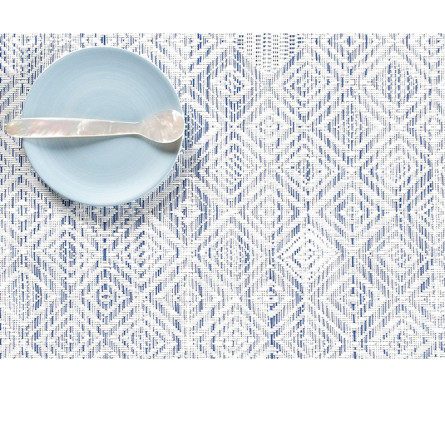 Chilewich Tischset Mosaic rechteckig blue 2-er Set