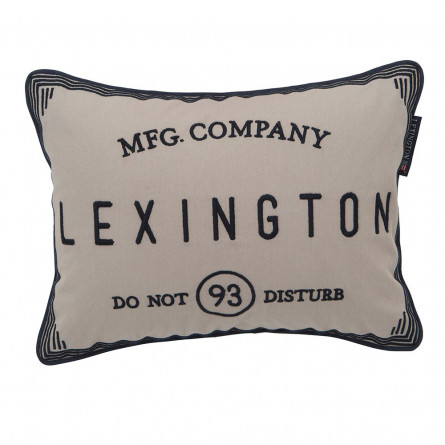 Lexington Dekokissen Hotel Do Not Disturb Sham beige (30 x 40 cm)
