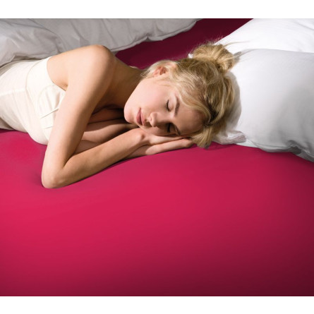 Formesse Spannbettlaken Bella Donna Jersey magenta (90 x 190 bis 100 x 220 cm)