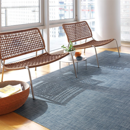 Chilewich Teppich Basketweave Denim 183x269
