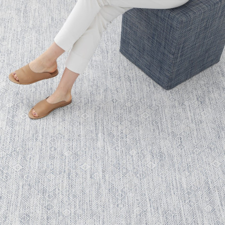 Chilewich Teppich Mosaic Blue