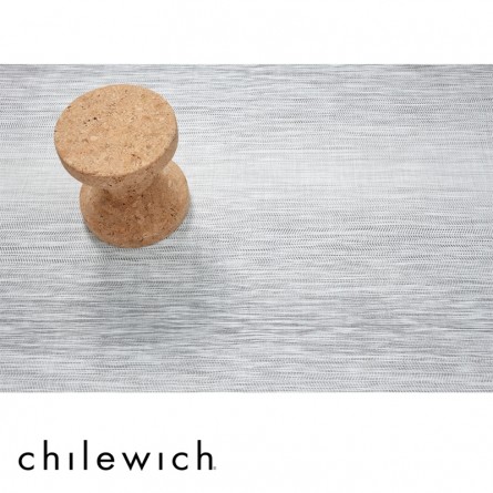 Chilewich Teppich Wave weiß-schwarz