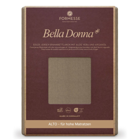 Formesse Spannbettlaken Bella Donna Jersey Alto Muskat (0122)