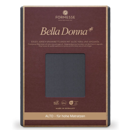 Formesse Spannbettlaken Bella Donna Jersey Alto Anthrazit (0213)