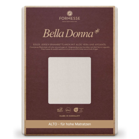 Formesse Spannbettlaken Bella Donna Jersey Alto Silber (0520)
